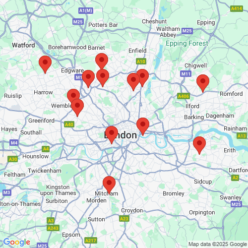 Map of Recent Inspections
