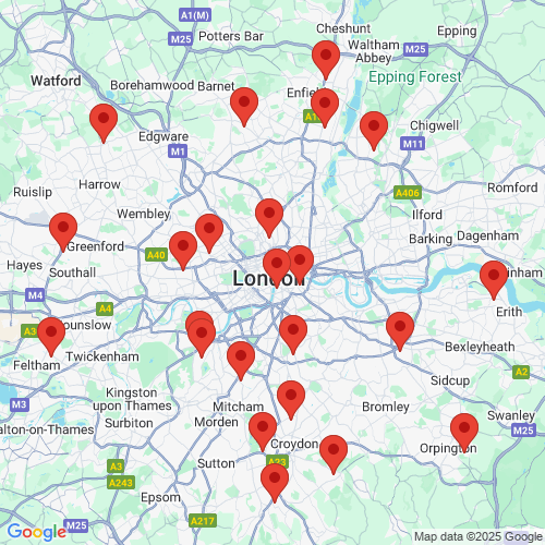 Map of Recent Inspections