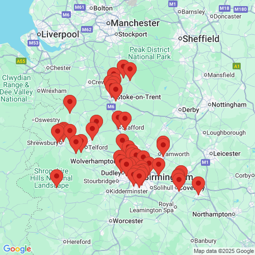 Map of Recent Inspections