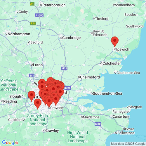 Map of Recent Inspections