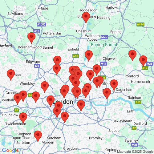 Map of Recent Inspections