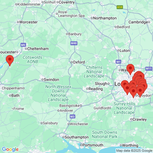 Map of Recent Inspections