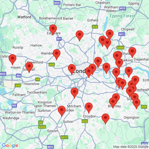 Map of Recent Inspections