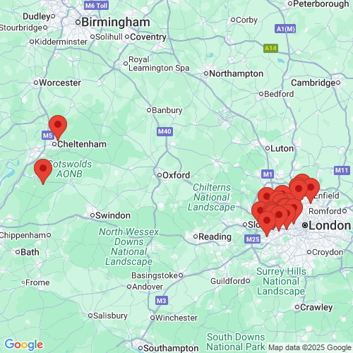 Map of Recent Inspections
