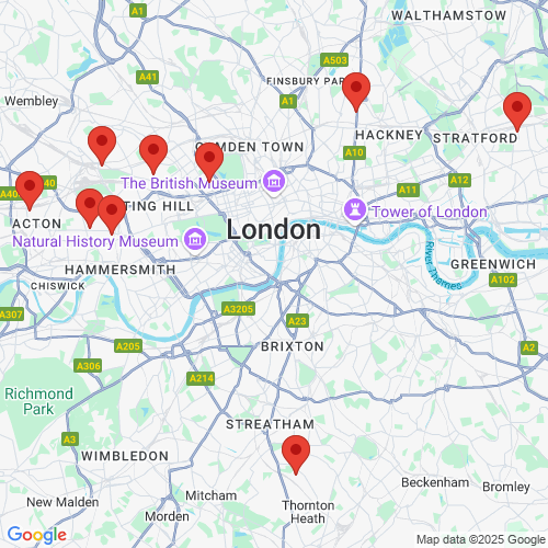 Map of Recent Inspections