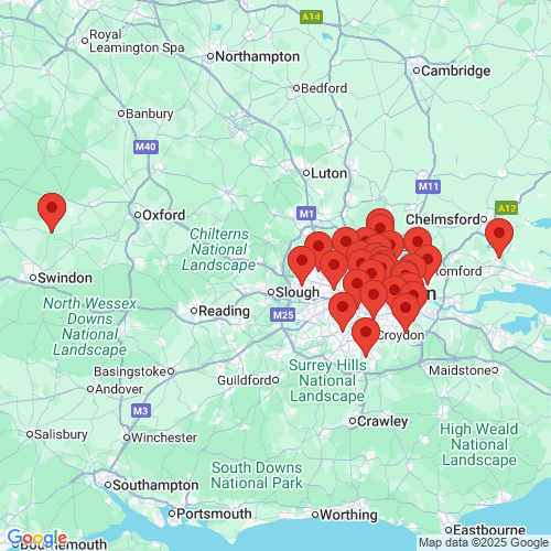 Map of Recent Inspections