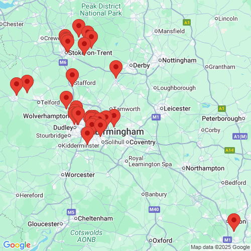 Map of Recent Inspections