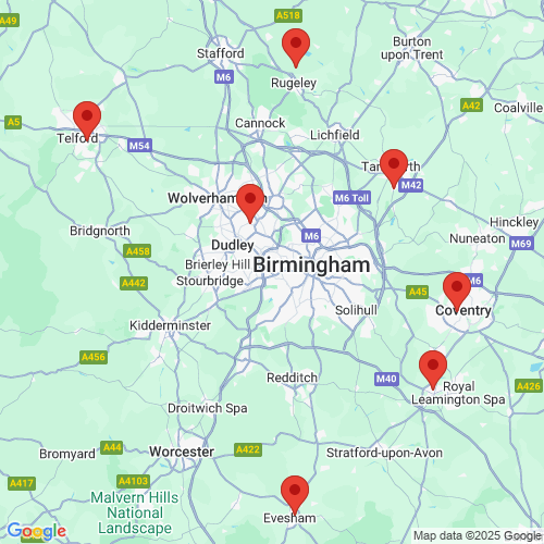 Map of Recent Inspections