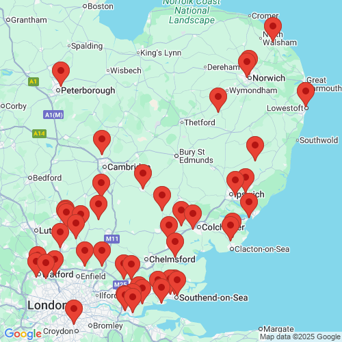 Map of Recent Inspections