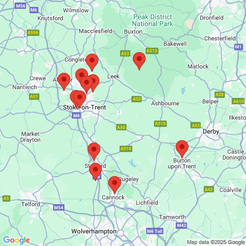 Map of Recent Inspections