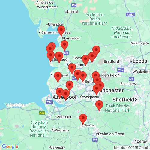 Map of Recent Inspections