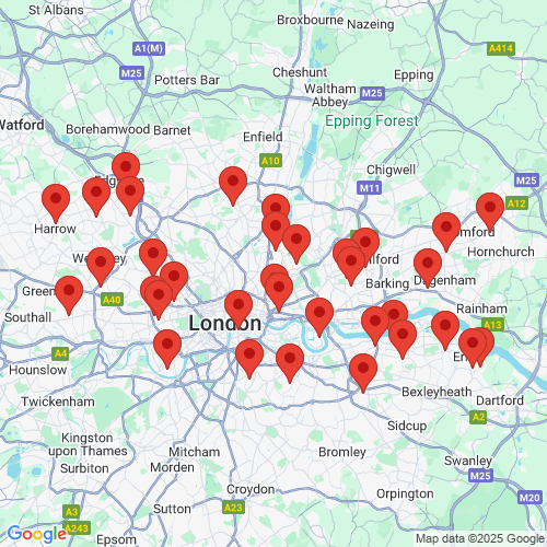 Map of Recent Inspections