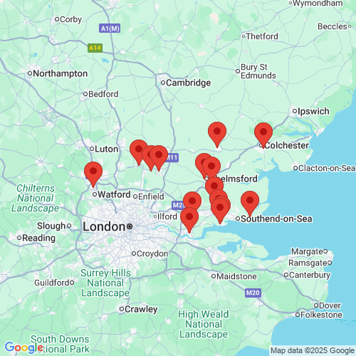 Map of Recent Inspections