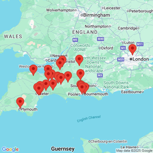 Map of Recent Inspections