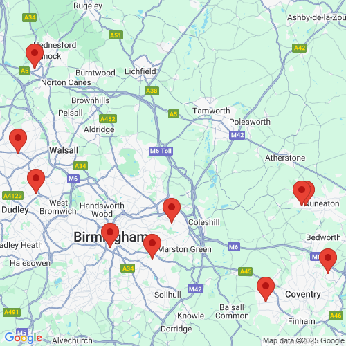 Map of Recent Inspections