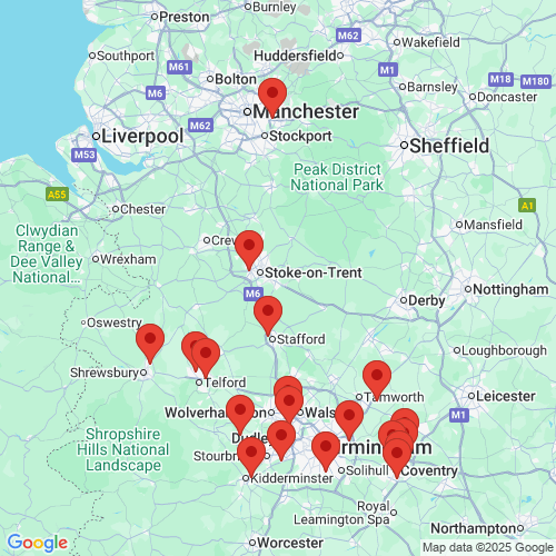 Map of Recent Inspections