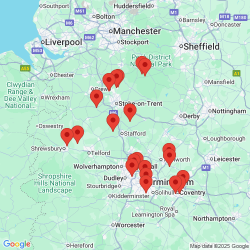 Map of Recent Inspections