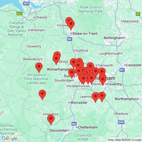 Map of Recent Inspections