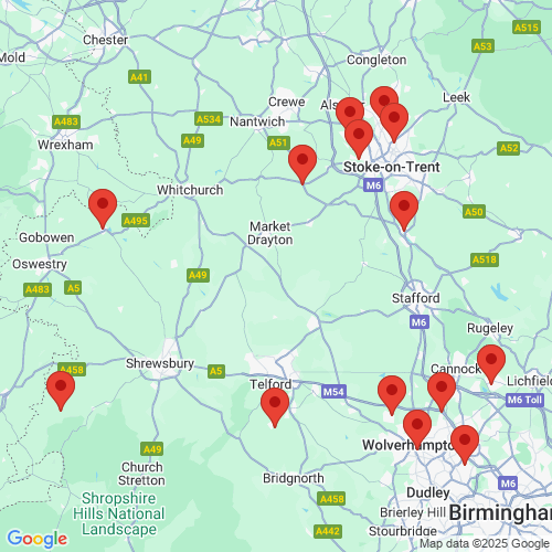 Map of Recent Inspections