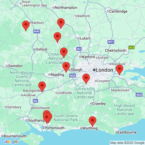 Map of Recent Inspections