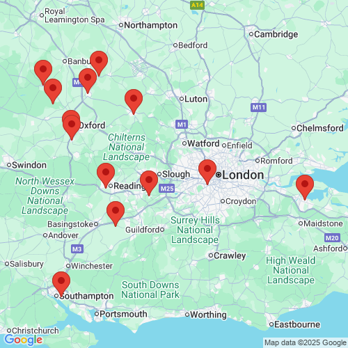 Map of Recent Inspections