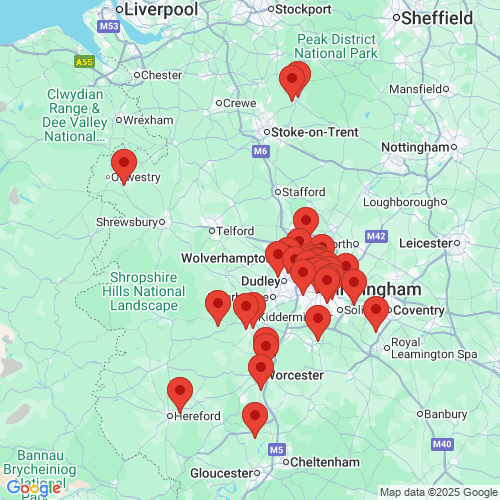 Map of Recent Inspections