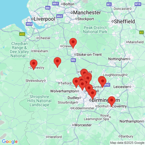 Map of Recent Inspections