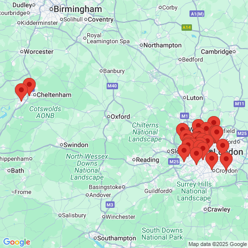 Map of Recent Inspections