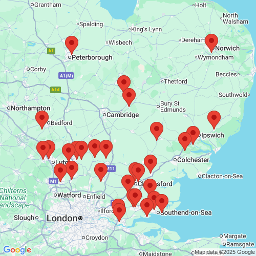 Map of Recent Inspections