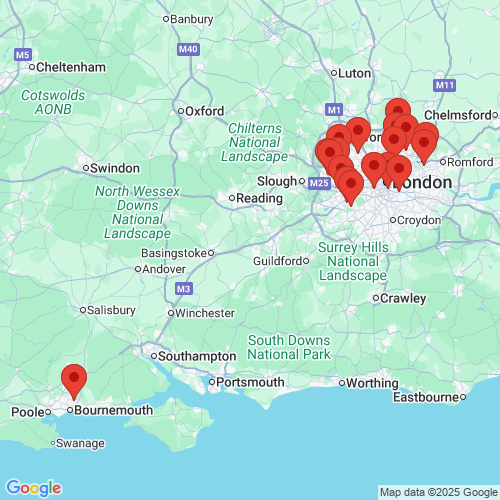 Map of Recent Inspections