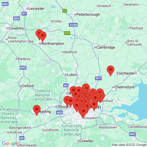 Map of Recent Inspections