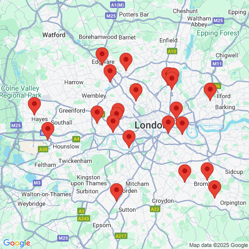 Map of Recent Inspections