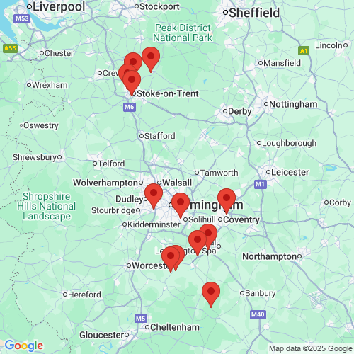 Map of Recent Inspections