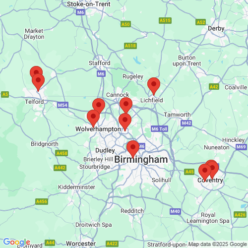 Map of Recent Inspections
