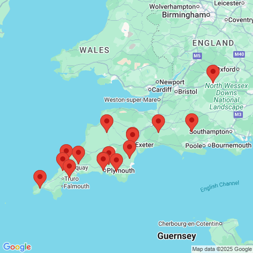 Map of Recent Inspections