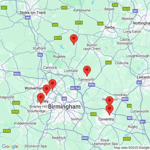 Map of Recent Inspections
