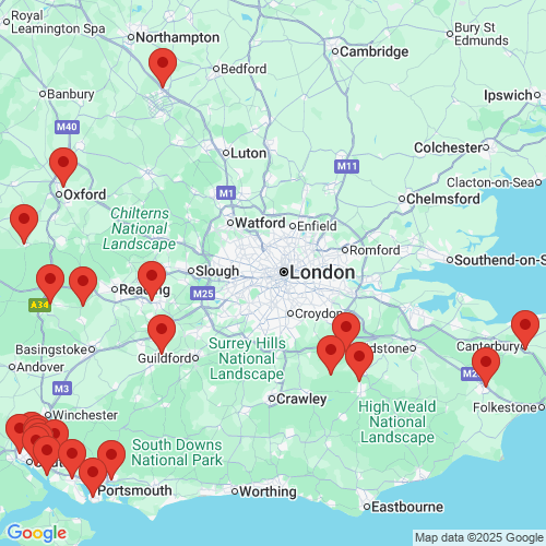 Map of Recent Inspections