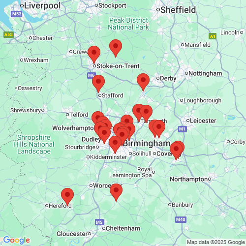 Map of Recent Inspections