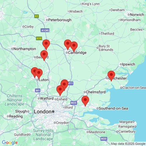 Map of Recent Inspections