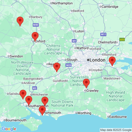 Map of Recent Inspections