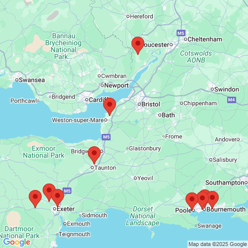 Map of Recent Inspections