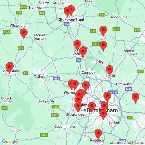 Map of Recent Inspections