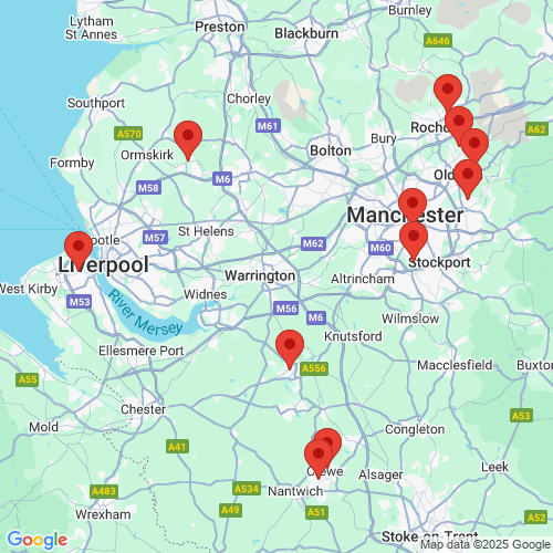 Map of Recent Inspections