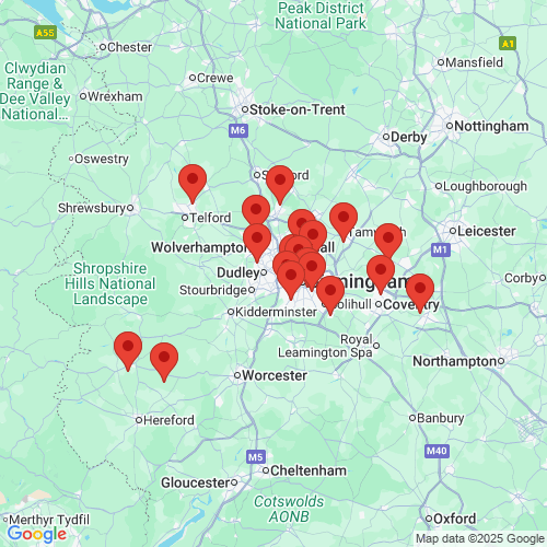 Map of Recent Inspections
