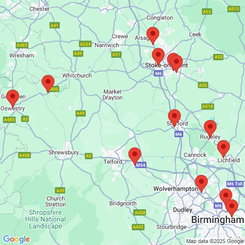 Map of Recent Inspections