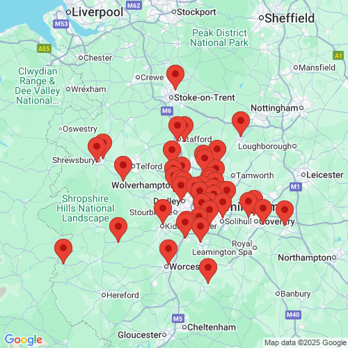 Map of Recent Inspections