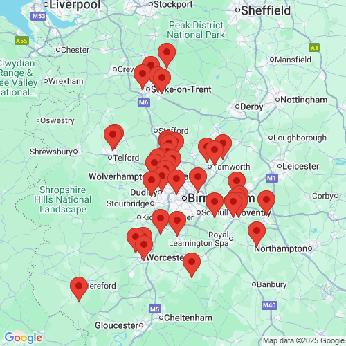 Map of Recent Inspections