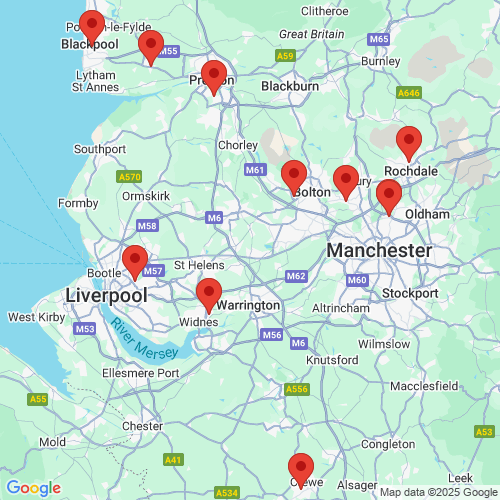 Map of Recent Inspections