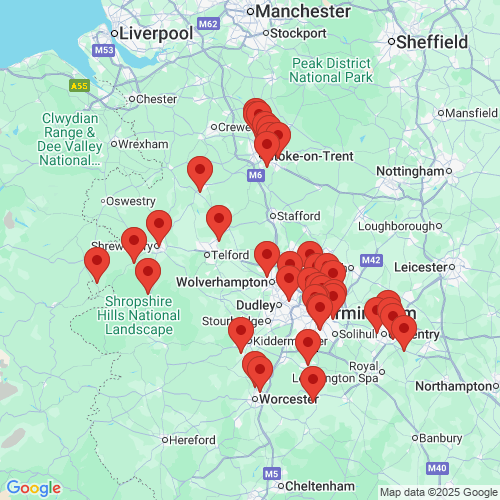 Map of Recent Inspections