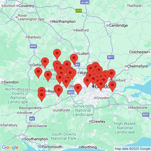 Map of Recent Inspections